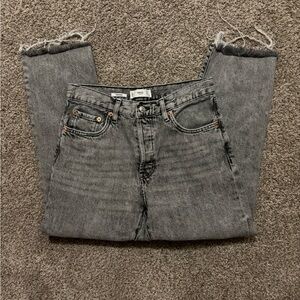 Mango Gray Denim Jeans